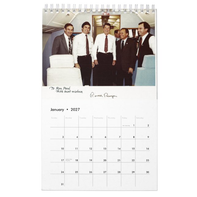 O calendário de Ron Paul (Jan 2027)