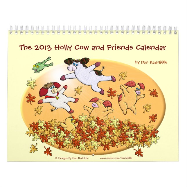 O Calendário de Vaca e Amigos de Holly 2013 (Capa)