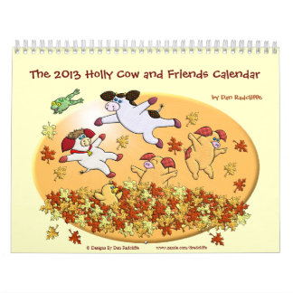 O Calendário de Vaca e Amigos de Holly 2013
