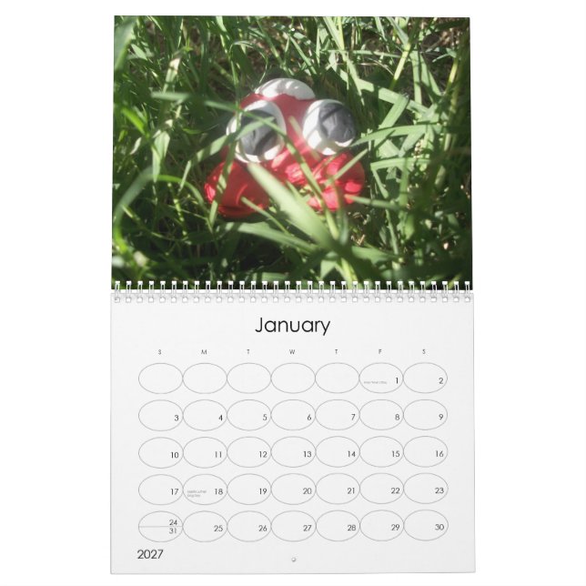 O calendário do amigo da argila (Jan 2027)