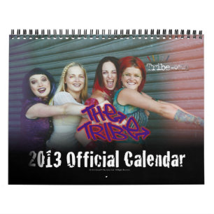 O calendário do costume do oficial 2013 do tribo