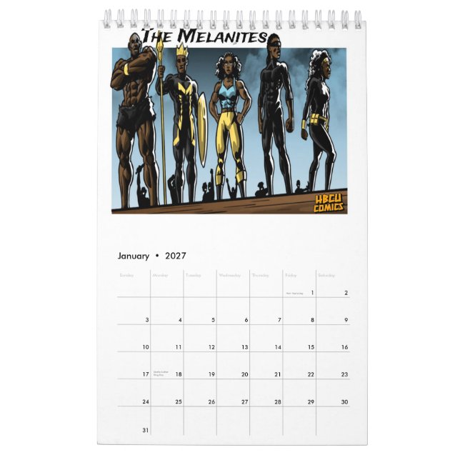O Calendário do Herói BLK (Jan 2027)