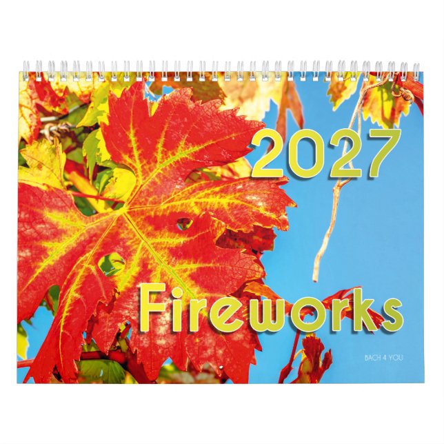 O Calendário do Vinho 2027 - Fogos de Artifício (Capa)