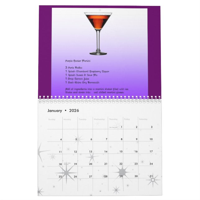 O calendário dos amantes 2010 de Martini (Jan 2026)