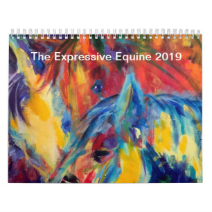 O calendário eqüino expressivo da arte de 2019