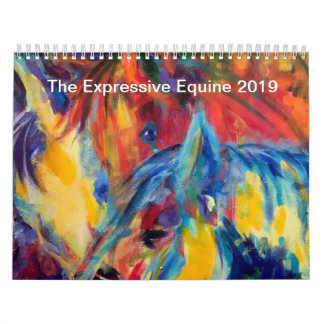 O calendário eqüino expressivo da arte de 2019
