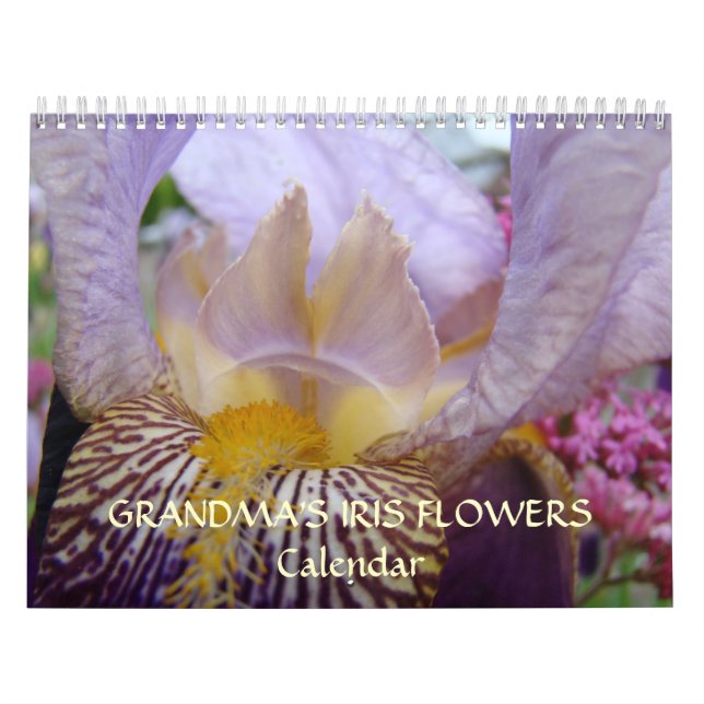 O Calendário IRIS FLOWERS DE AVÓ DÁ Irises (Capa)