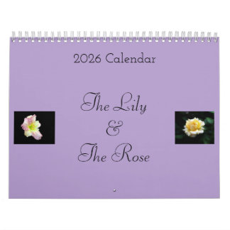 O Calendário Lírio & Rosa
