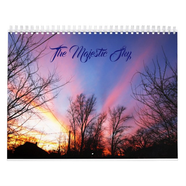 O calendário MAJESTIC SKY (Capa)