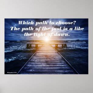 O caminho do Poster de luz