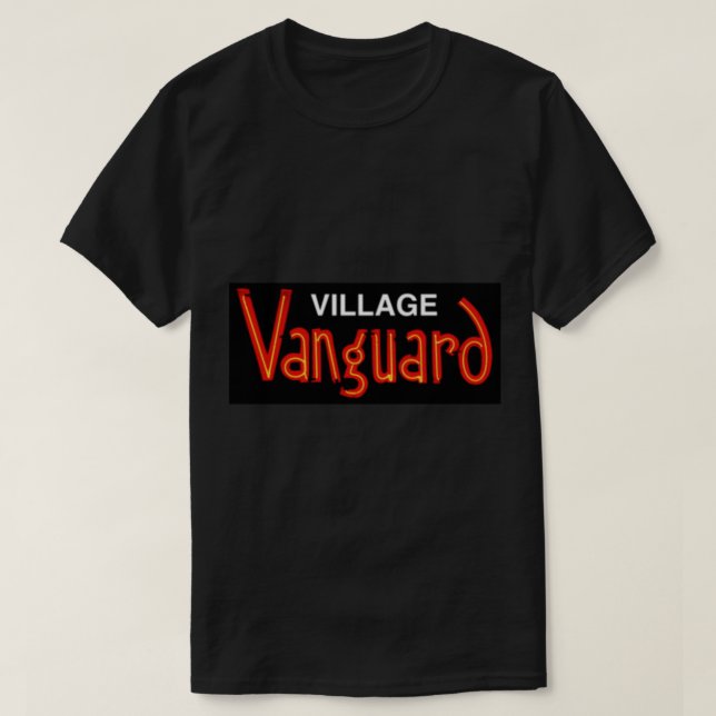 O Camiseta Clássico NYC da Vila Vanguard (Frente do Design)