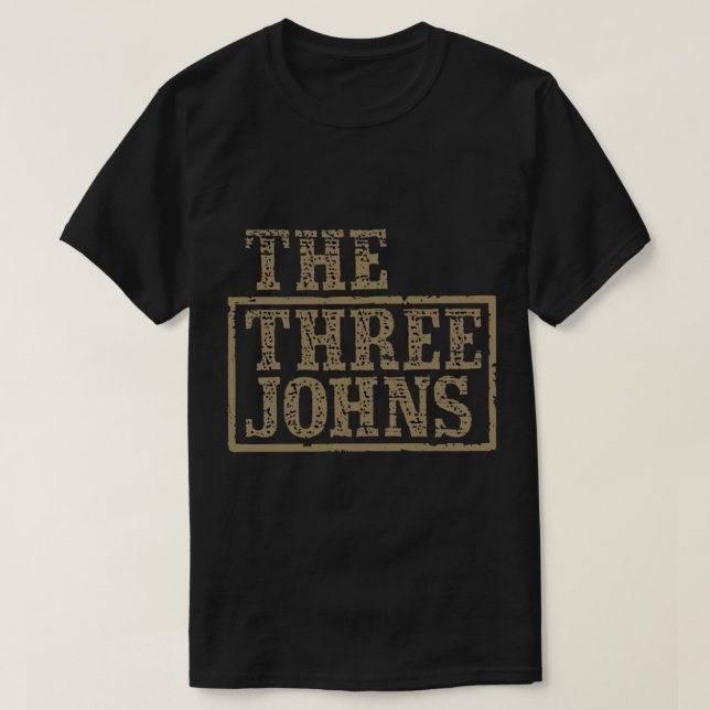 O Camiseta Essencial dos Três Johns (Frente do Design)