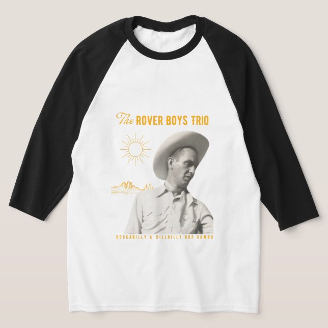 O Camiseta Rover Boys Trio Cowboy Raglan (Postura )