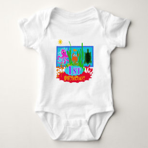 ø Camiseta submarino do aniversário da aventura