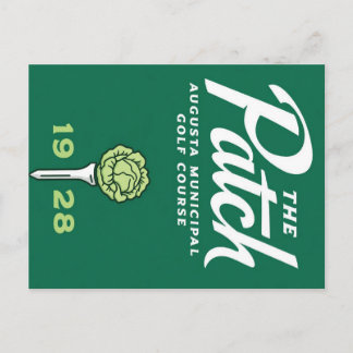 O campo de golfe The Patch cartão postal