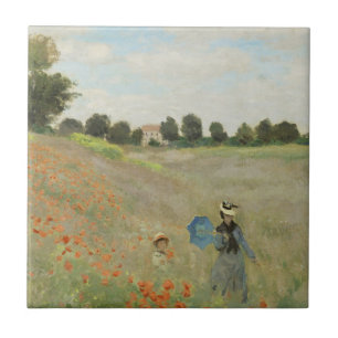 O Campo de Papoulas perto de Argenteuil de Claude