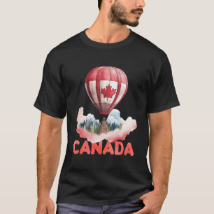 O canadense Hot Air Ballon é uma camisa de folha m