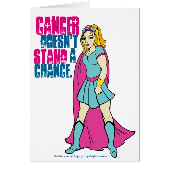 O Cancer não suporta um cartão de revista em quadr (Frente)