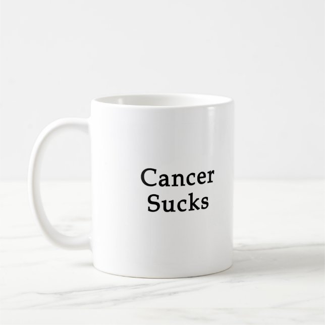O cancer suga a caneca (Esquerda)