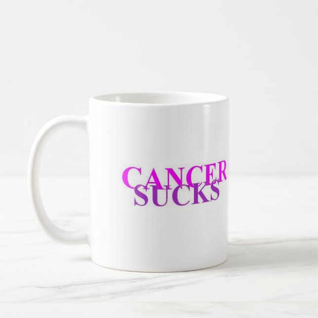 O CANCER SUGA a caneca de café (Esquerda)