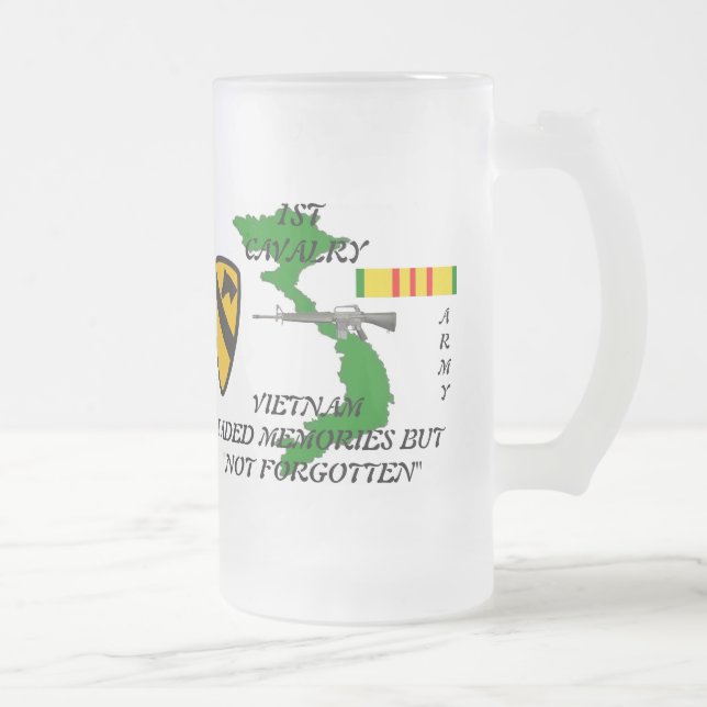 ø Caneca do fosco de Vietnam da cavalaria (Direita)