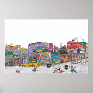 O canto da árvore e Poster Wayne