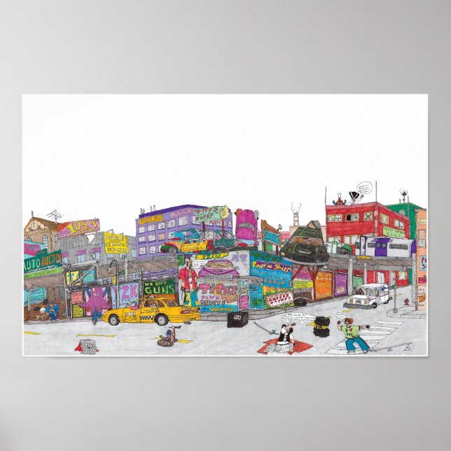 O canto da árvore e Poster Wayne (Frente)