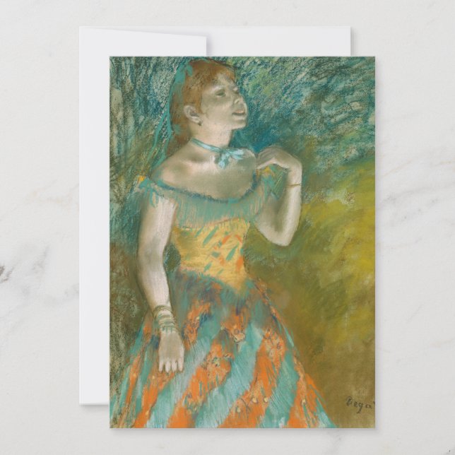 O Cantor em Verde | Edgar Degas (Frente)