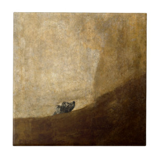 O cão (pinturas pretas) por Francisco Goya 1820