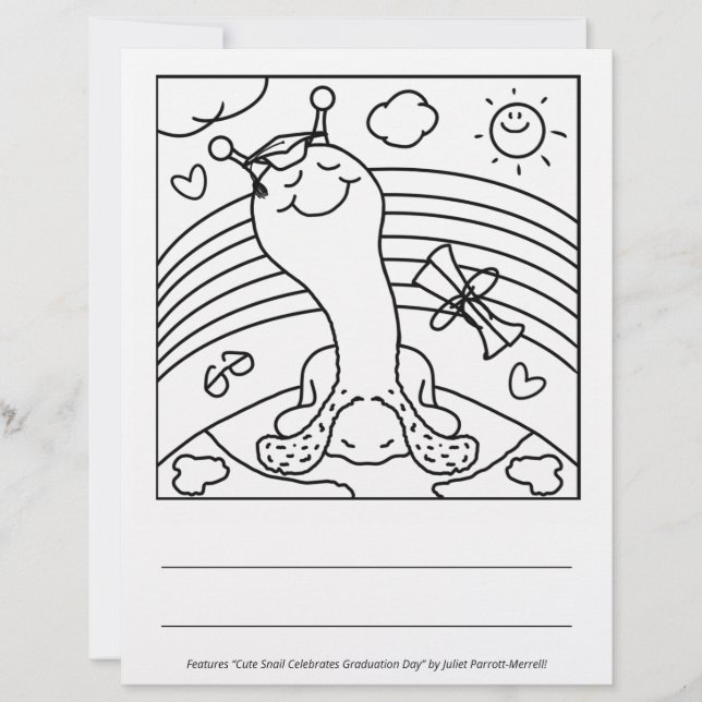 O Caracol Bonito ATINGIU-O À Primeira Graduação (Frente)