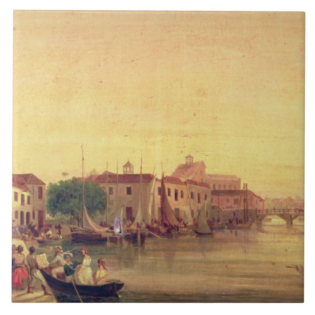 O Careenage, Bridgetown, Barbados, c.1848 (Frente)