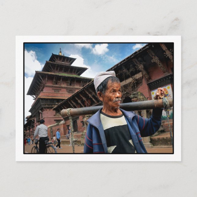 O carregador de água. Cartão Postal (Frente)