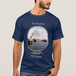 O carro/trilho de Ludington Ferries a camisa