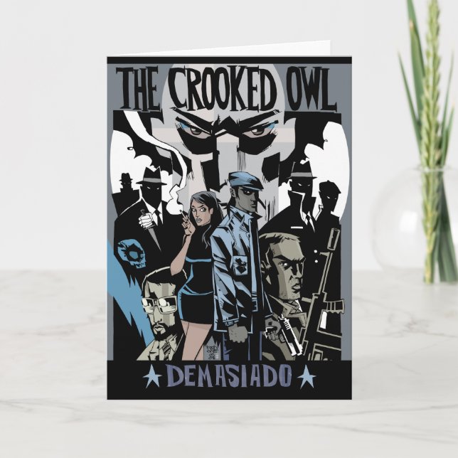 O cartão curvado da coruja (Frente)