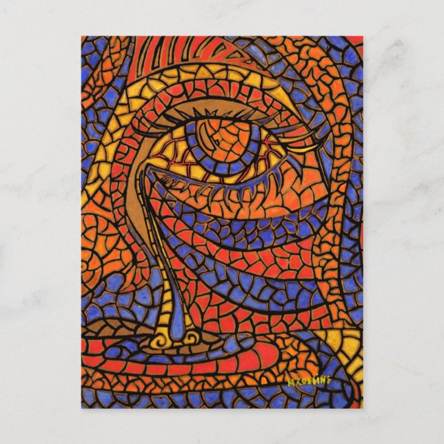 O cartão da arte abstracta do rasgo (Frente)