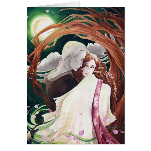 O cartão da noiva da amora (Frente)