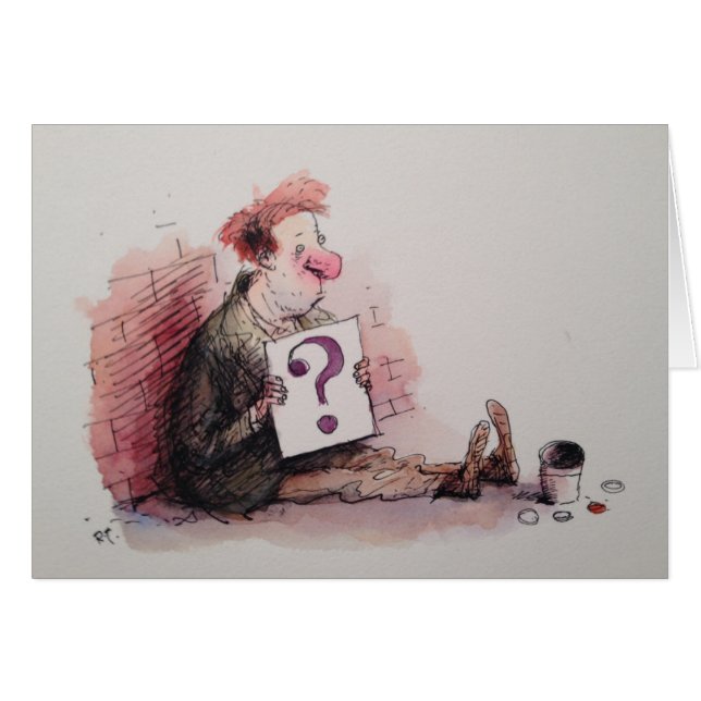 O cartão da pergunta (Frente Horizontal)