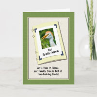 O Cartão de Aniversário da sobrinha com Egret de B