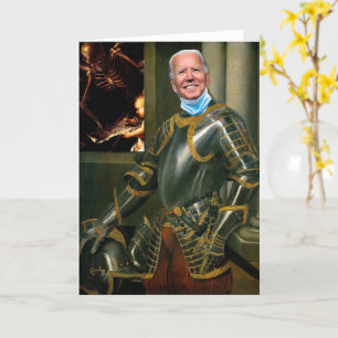 O Cartão de Aniversário Personalizável do Cavaleir