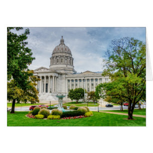 O cartão de cumprimentos do Capitólio do Missouri