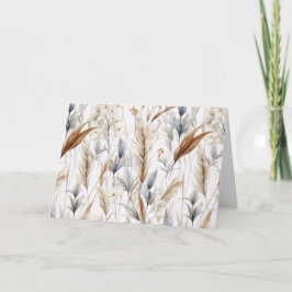 O cartão de cumprimentos do trigal