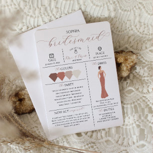 O Cartão De Informação De Festa Bridal Será A Minh