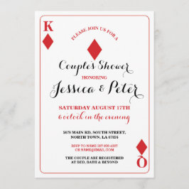 O cartão de jogo acopla o rei Rainha Las Vegas