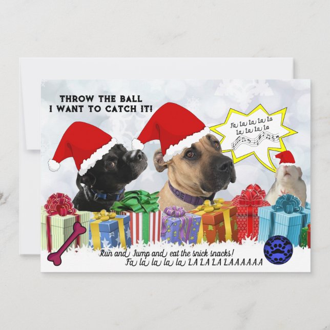 O cartão de Natal de Steve e Jessica (Verso)