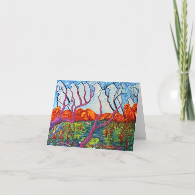 O CARTÃO de NOTA da pradaria (Frente)