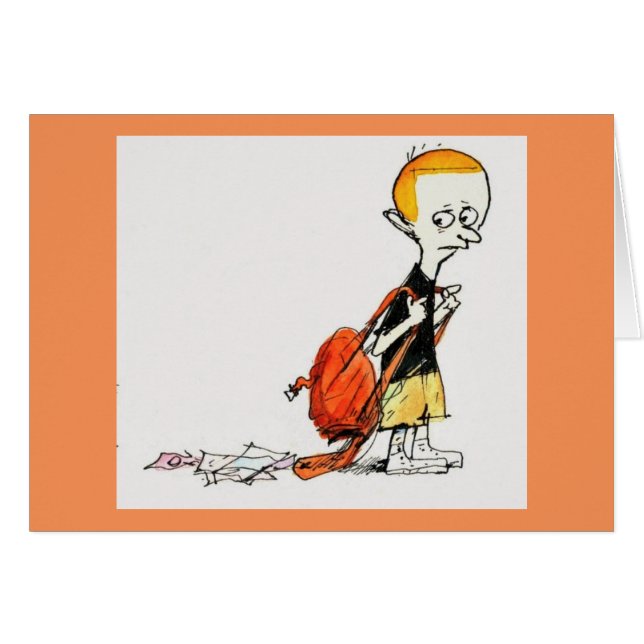 O cartão de Petey (Frente Horizontal)