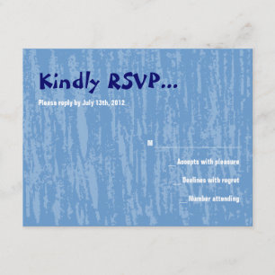 O cartão de resposta de Mitzvah do bastão do bar