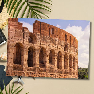 O Cartão de Saudação Colosseum Roma