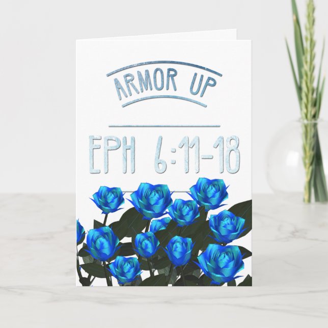 O Cartão de Saudação da Armadura (Frente)