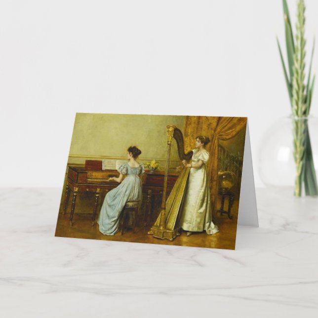 O Cartão de Saudação da Sala de Música (Frente)